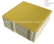 Adoquin Lecrin 20x20x8 AMARILLO.